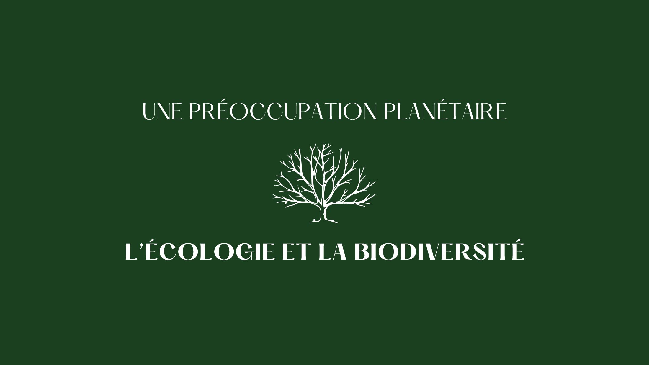 preoccupation planète